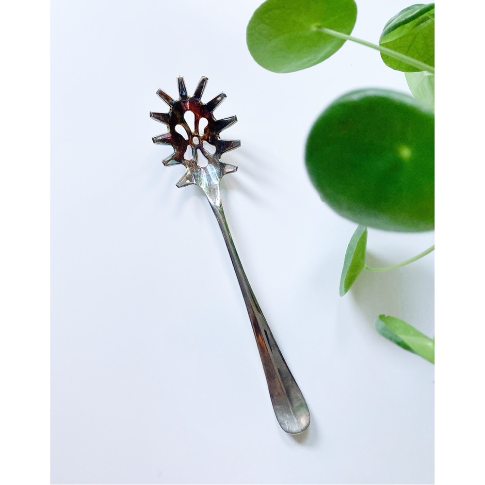 Silverplated Pasta Fork Vintage Pasta Server Towle Silversmiths Unused